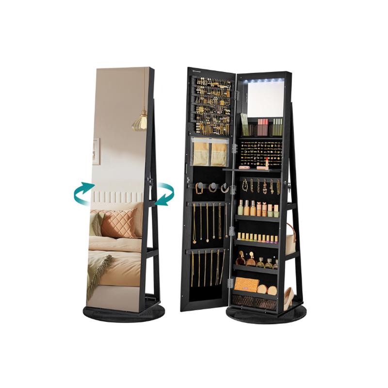 360 Mirror Jewelry Cabinet