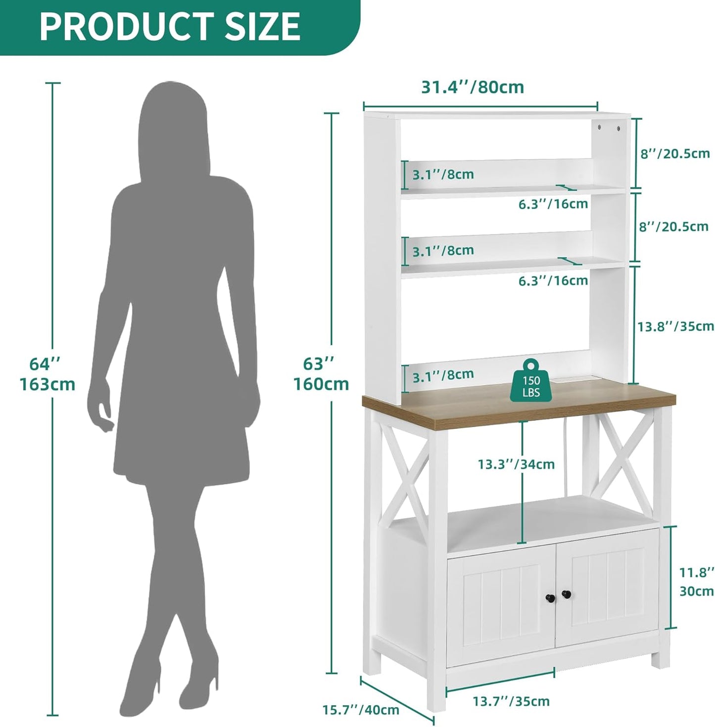 Coffee Bar Utility Rack