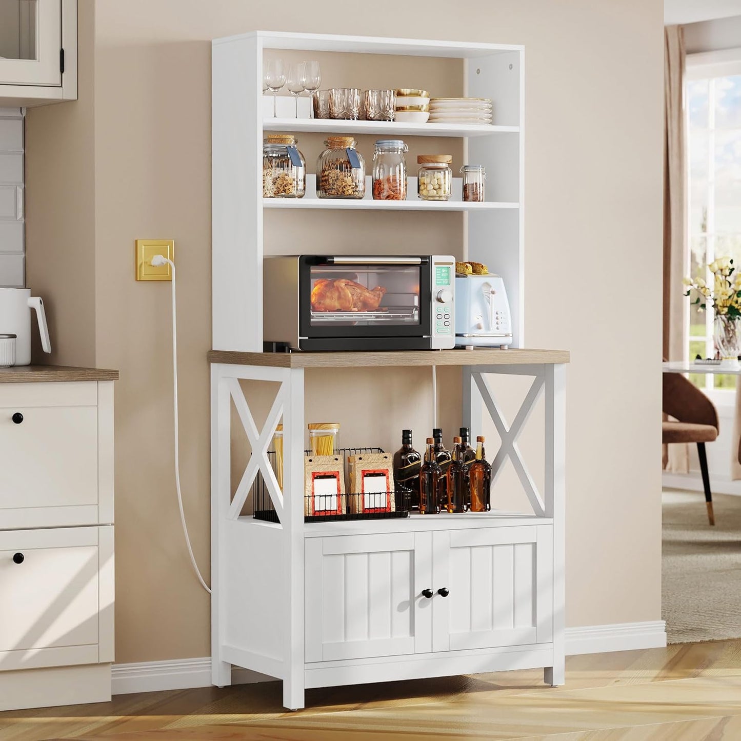 Coffee Bar Utility Rack