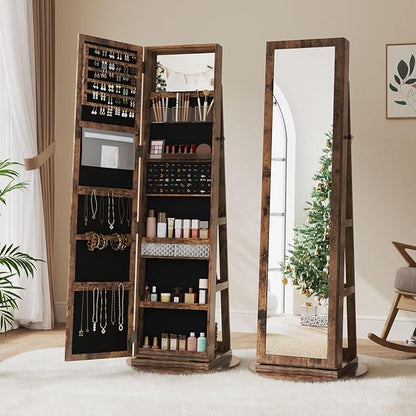 360 Mirror Jewelry Cabinet